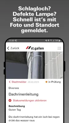 Stadt St.Gallen android App screenshot 1