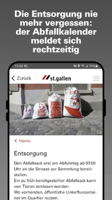 Stadt St.Gallen android App screenshot 3