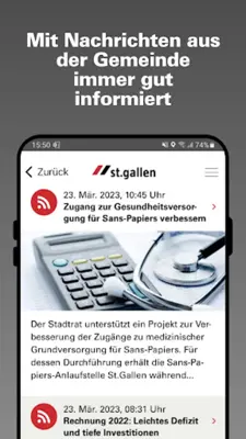 Stadt St.Gallen android App screenshot 4